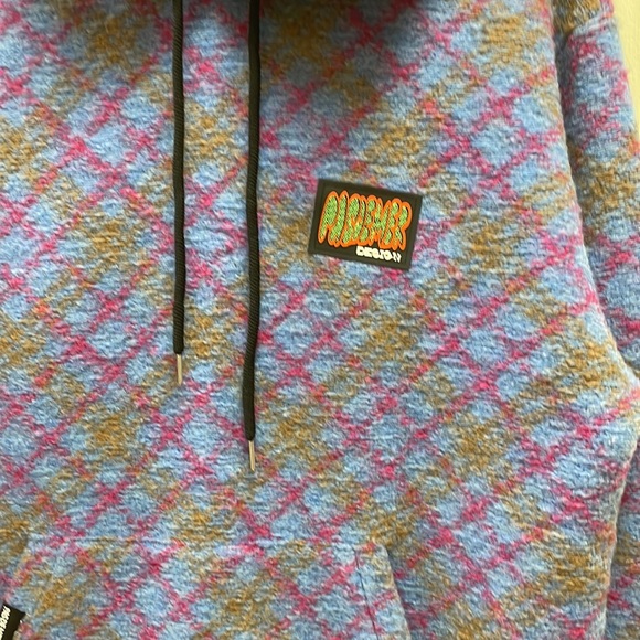 New Men’s Pas De Mer Patterned Fleece Hoodie Sweatshirt!!🔥🔥🔥 - Picture 8 of 14